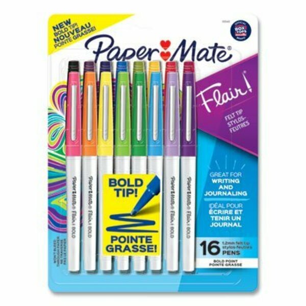 Paper Mate PEN, FLAIR BOLD 16CT, AST 2125413